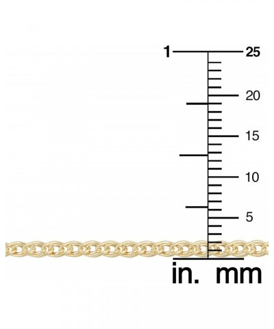 10k Yellow Gold 2.3 mm Link Chain Anklet (adjusts to 9 or 10 inch) $37.63 Anklets