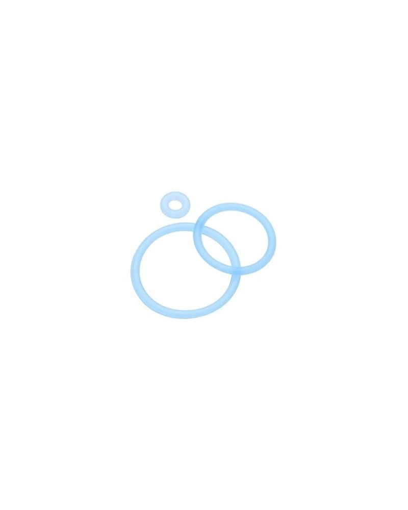 Hypo-Allergenic Replacement Silicone O-Ring (Pack of 10) 12g Light Blue $8.47 Body Jewelry